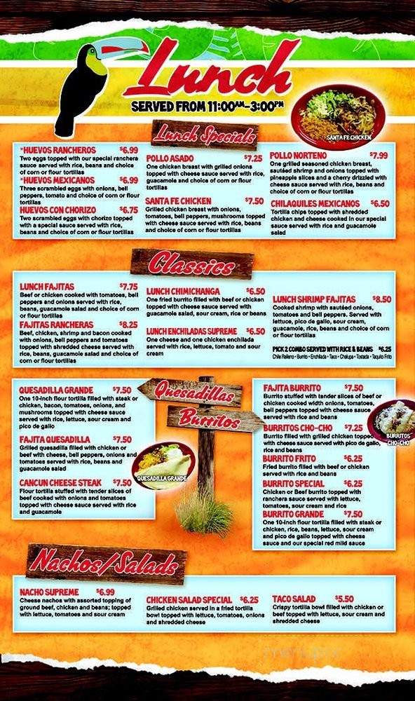 Fiesta Cancun - Michigan City, IN menu_pic