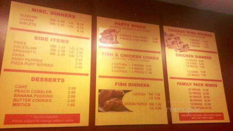 Honeys Chicken - Calumet City, IL menu_pic
