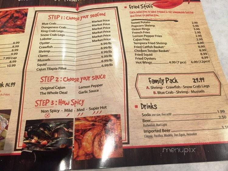 Hot Mariscos - Huntington Park, CA menu_pic