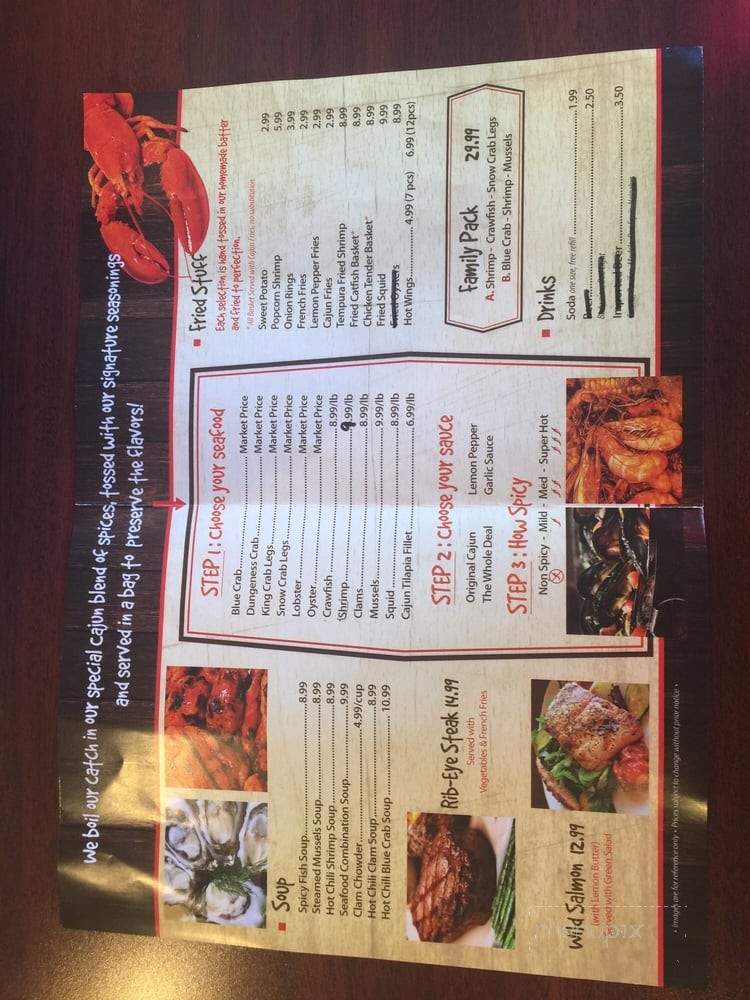 Hot Mariscos - Huntington Park, CA menu_pic