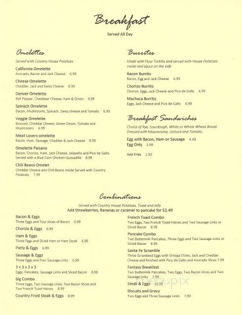 House of Eggs - Colton, CA menu_pic