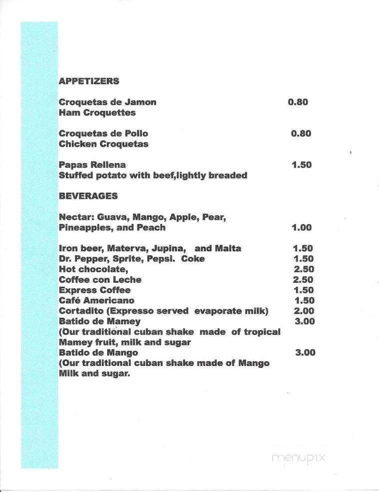 La Llave Del Caribe - Bowling Green, KY menu_pic