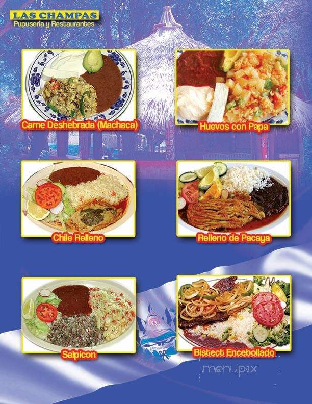 Las Champas 6 - Commerce, CA menu_pic