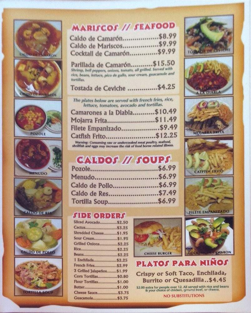 La Tapatia Mexican Restaurant - Giddings, TX menu_pic