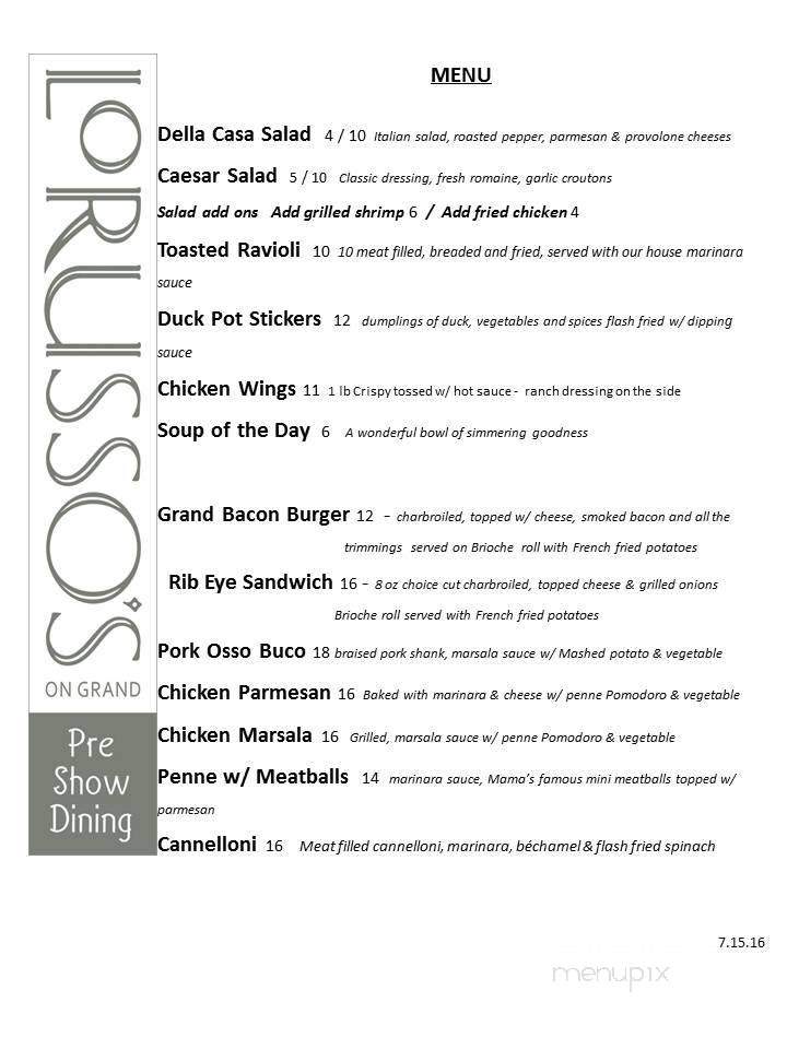 Lorusso's on Grand - Saint Louis, MO menu_pic
