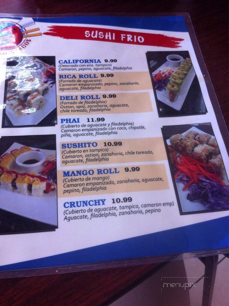 Mariscos El Sushi Mexican Sushi - Fresno, CA menu_pic
