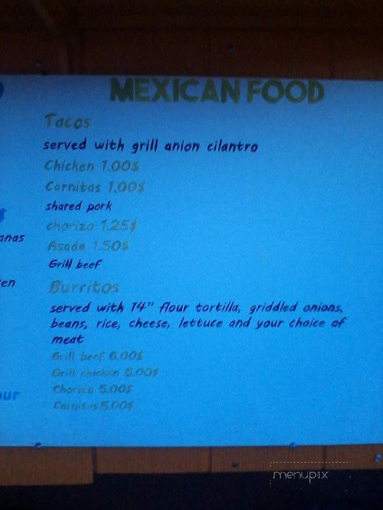 Merendero Estela - Portland, OR menu_pic