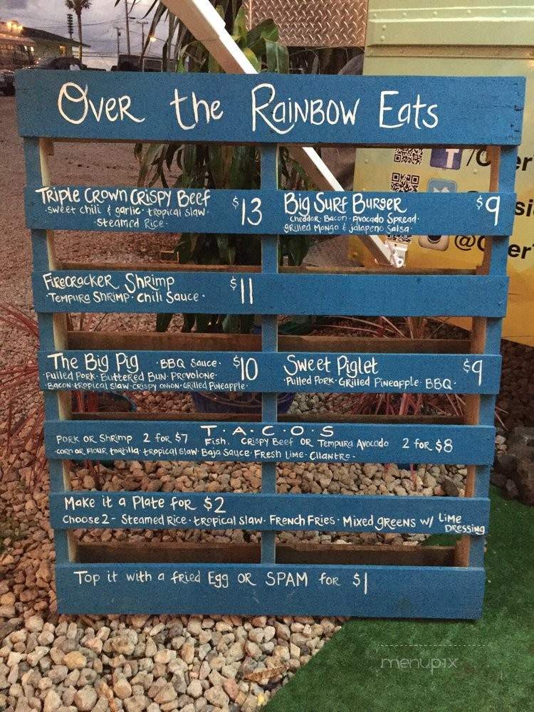 Over The Rainbow Eats - Haleiwa, HI menu_pic