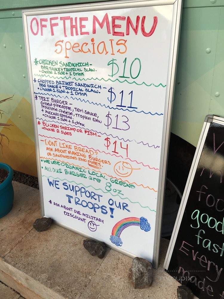 Over The Rainbow Eats - Haleiwa, HI menu_pic