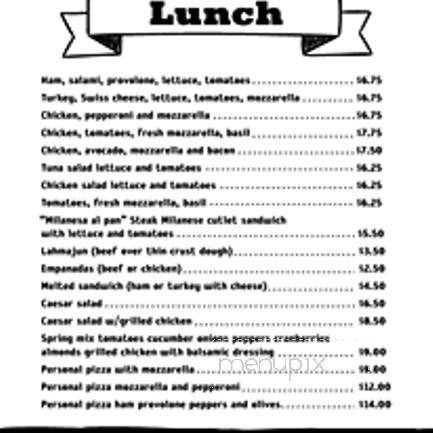 Panini's Artisan Bakery - East Bronx, NY menu_pic