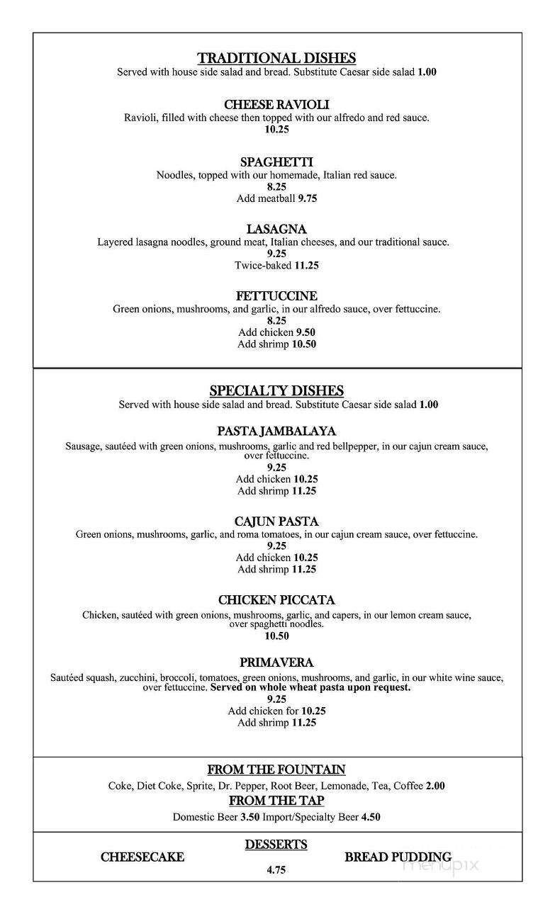 Pasta Junction - McComb, MS menu_pic