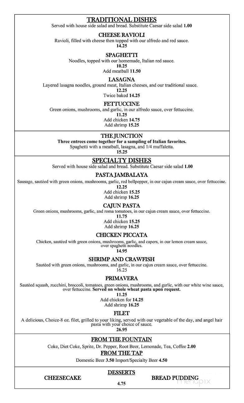 Pasta Junction - McComb, MS menu_pic