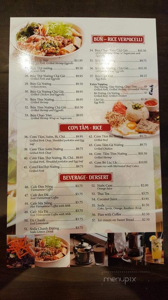 Pho Saigon II Vietnamese Cuisine - Stroudsburg, PA menu_pic