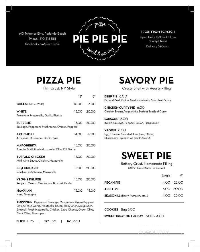 Pie Pie Pie - Redondo Beach, CA menu_pic