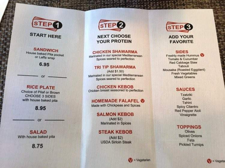 Pita 360 - Gardena, CA menu_pic