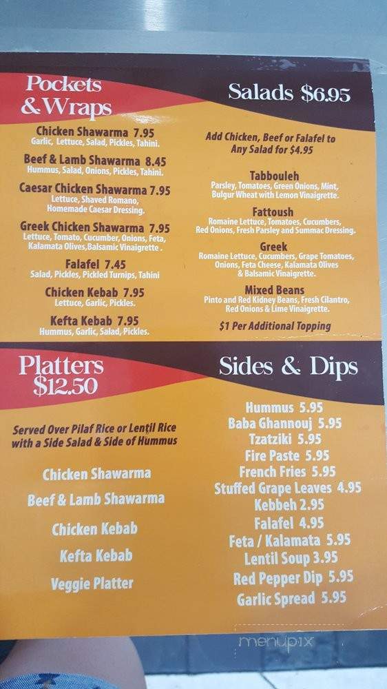 Pita Pockets - Hallandale Beach, FL menu_pic