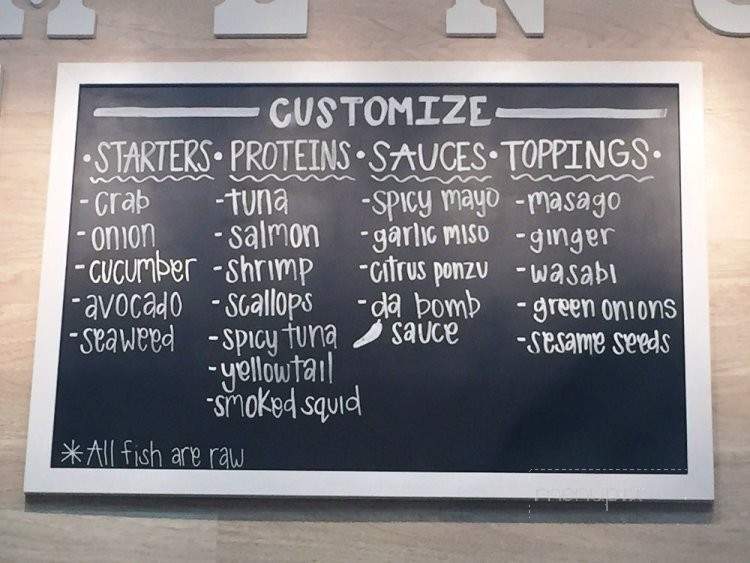 Pokiland - Fresno, CA menu_pic
