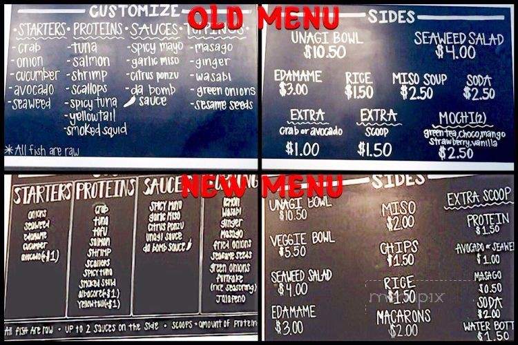 Pokiland - Fresno, CA menu_pic