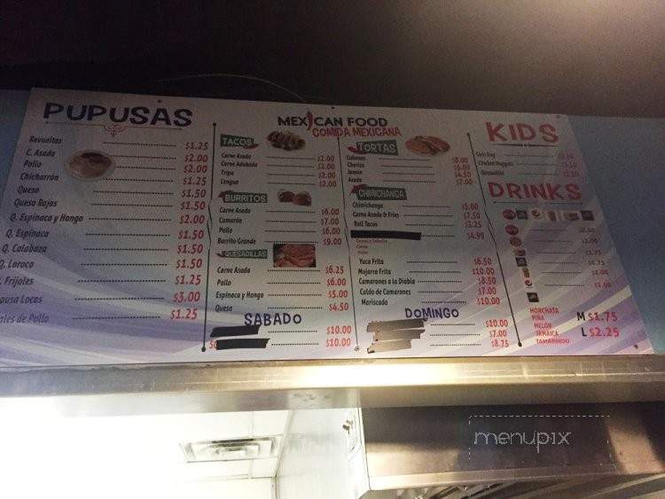 Puseria Saldadorena - Rogers, AR menu_pic