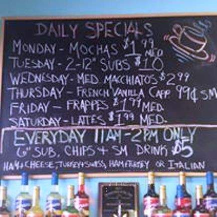 RaChard's Coffee Cove - Newcomerstown, OH menu_pic