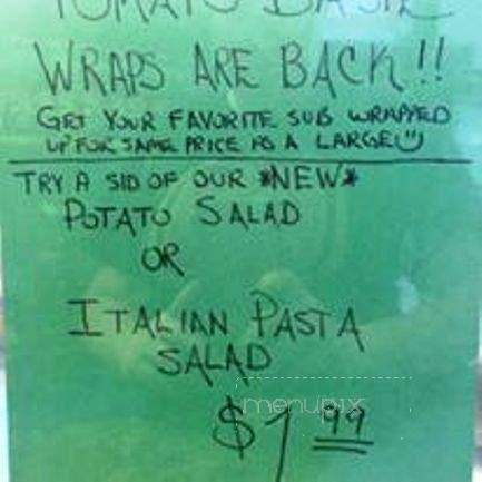 RaChard's Coffee Cove - Newcomerstown, OH menu_pic