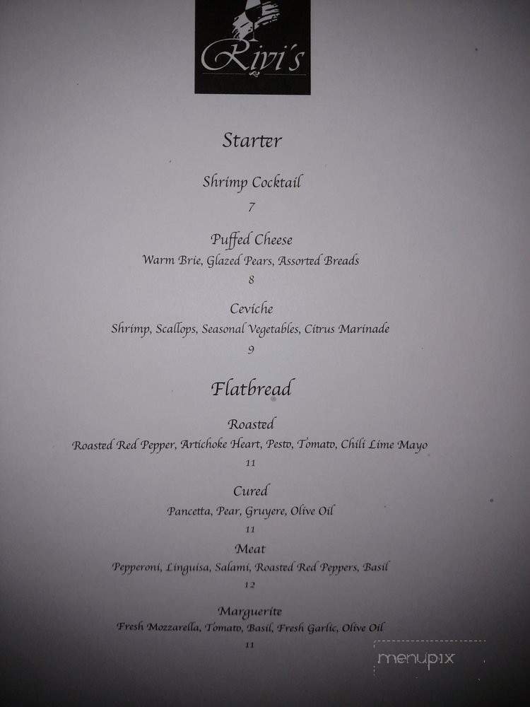 Rivi's - Oakdale, CA menu_pic