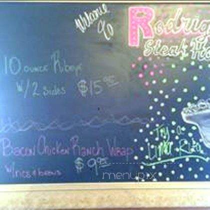 Rodriguez Steak House - Sayre, OK menu_pic