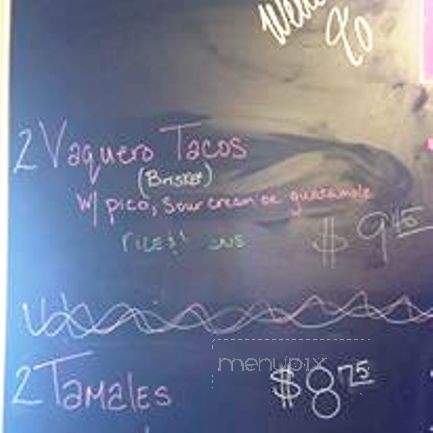 Rodriguez Steak House - Sayre, OK menu_pic