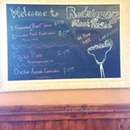 Rodriguez Steak House - Sayre, OK menu_pic