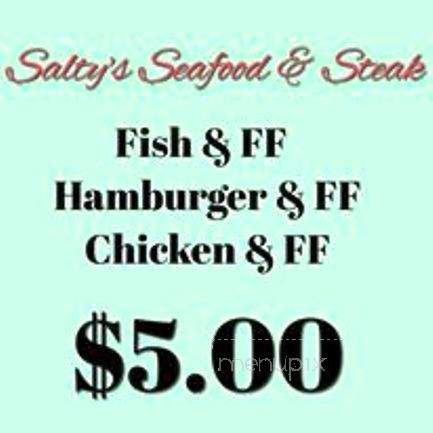 Salty's Seafood & Steak - Jasper, AL menu_pic