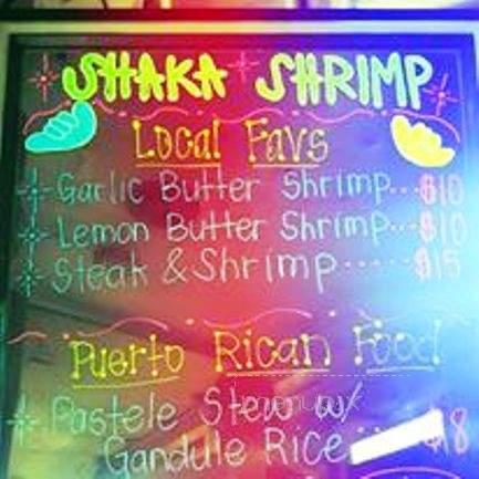 Shaka Shrimp - Honolulu, HI menu_pic