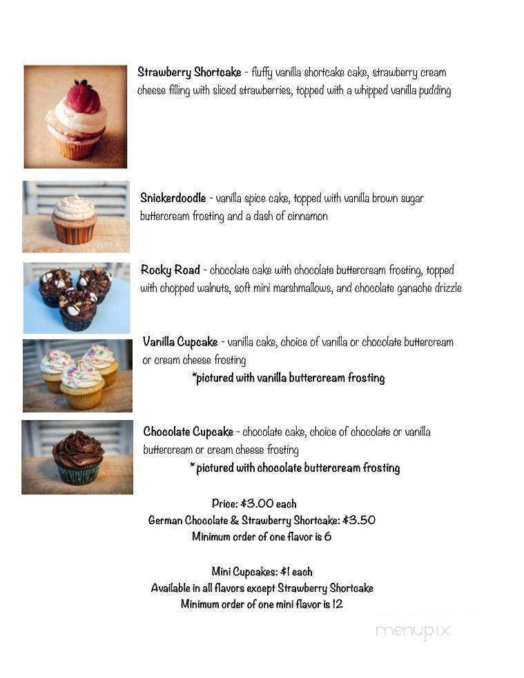 Sifted Sweets - San Diego, CA menu_pic
