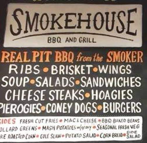 Smokehouse BBQ and Grill - Royersford, PA menu_pic
