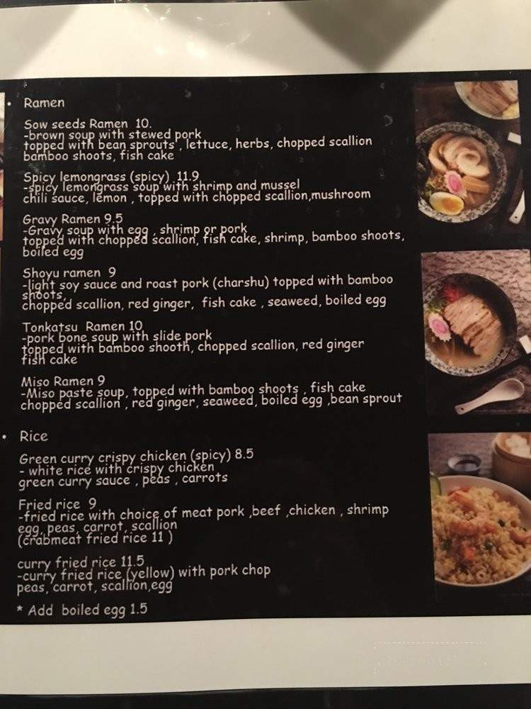 Sow Seeds - Upper Darby, PA menu_pic