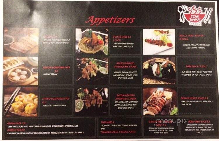 Sow Seeds - Upper Darby, PA menu_pic