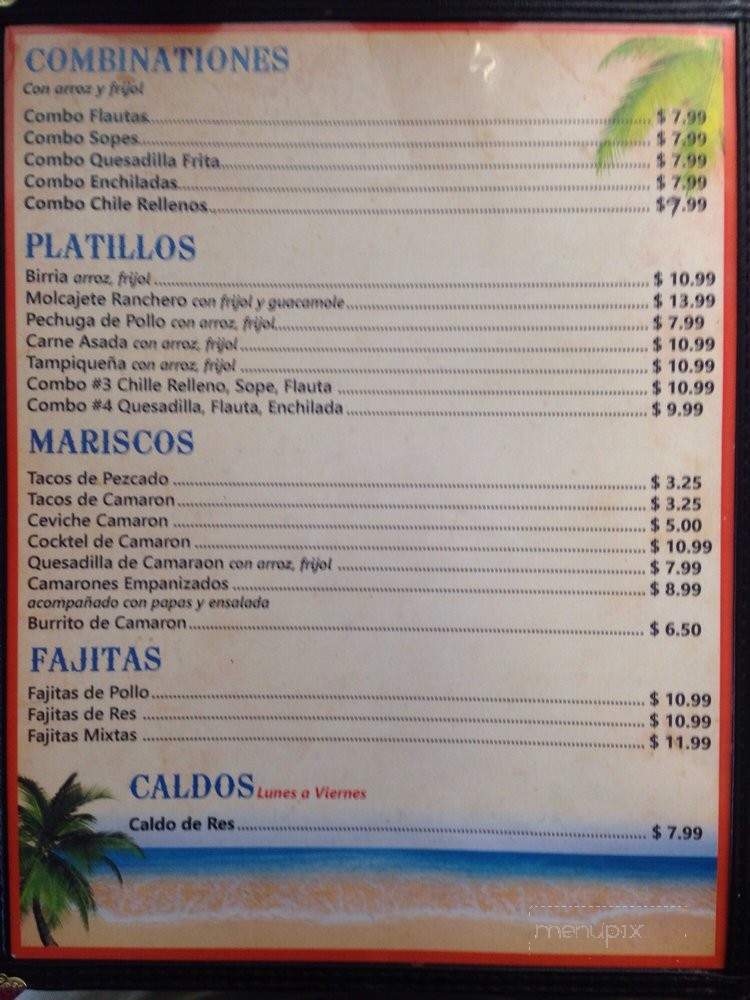 Taqueria Los Santos Restaurant - Whittier, CA menu_pic