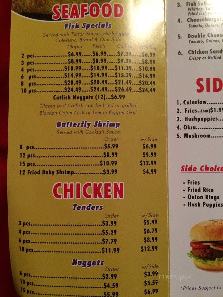 Menu of Tasty Shop in Durham, NC 27704