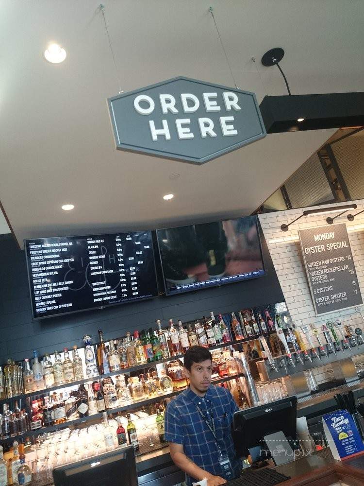 The Eight Bar - Los Angeles, CA menu_pic