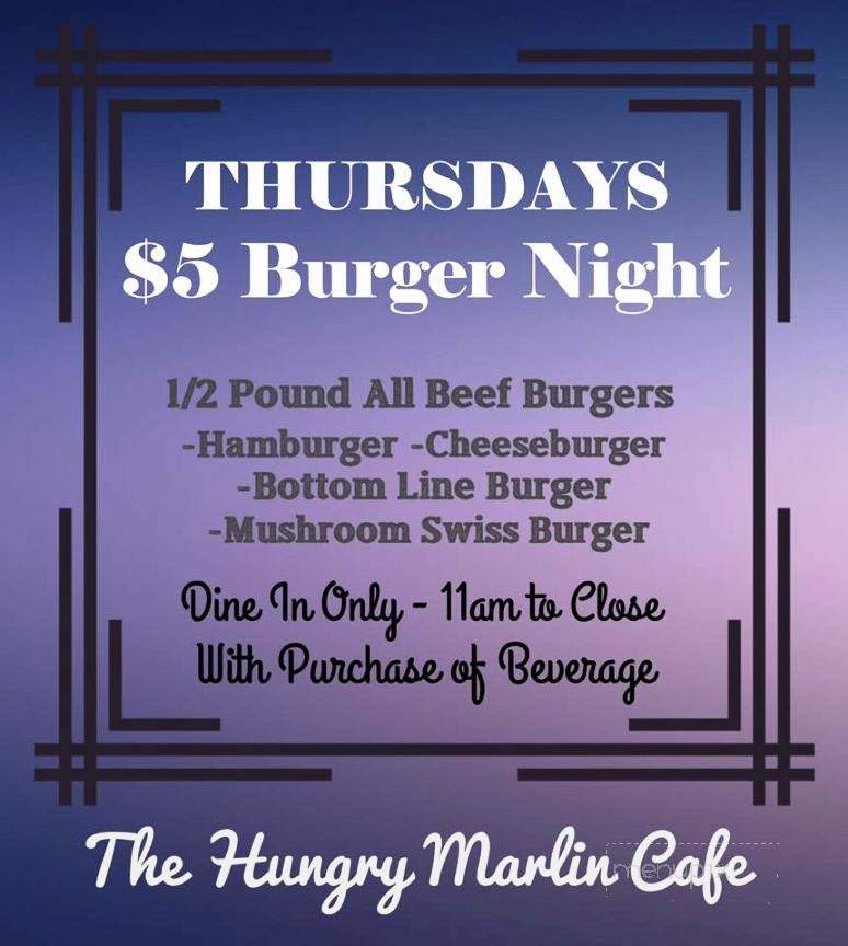 The Hungry Marlin Cafe - Fort Pierce, FL menu_pic