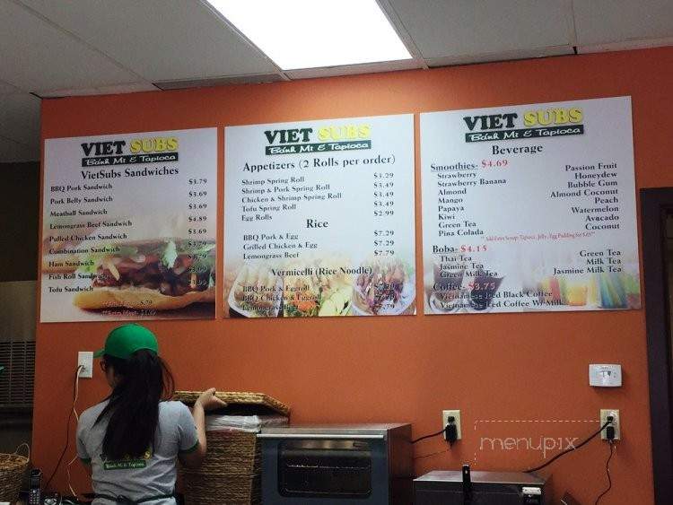 /26543808/Viet-Subs-Menu-Houston-TX - Houston, TX