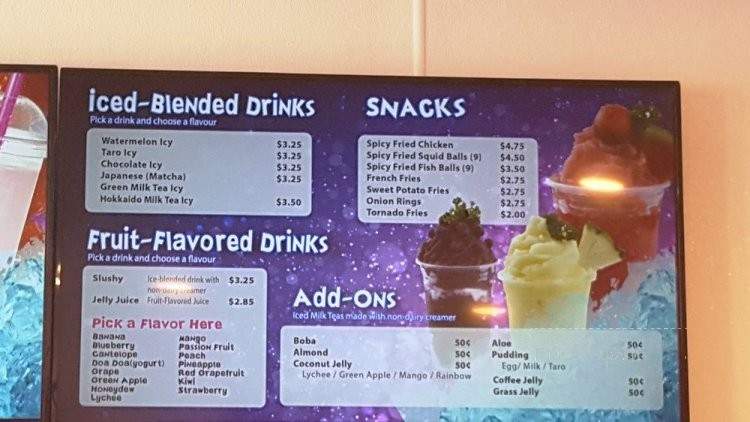 Volcano Tea House - Gardena, CA menu_pic