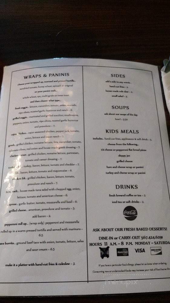 Online Menu of Bohemian Wrapsody, Norwalk, OH