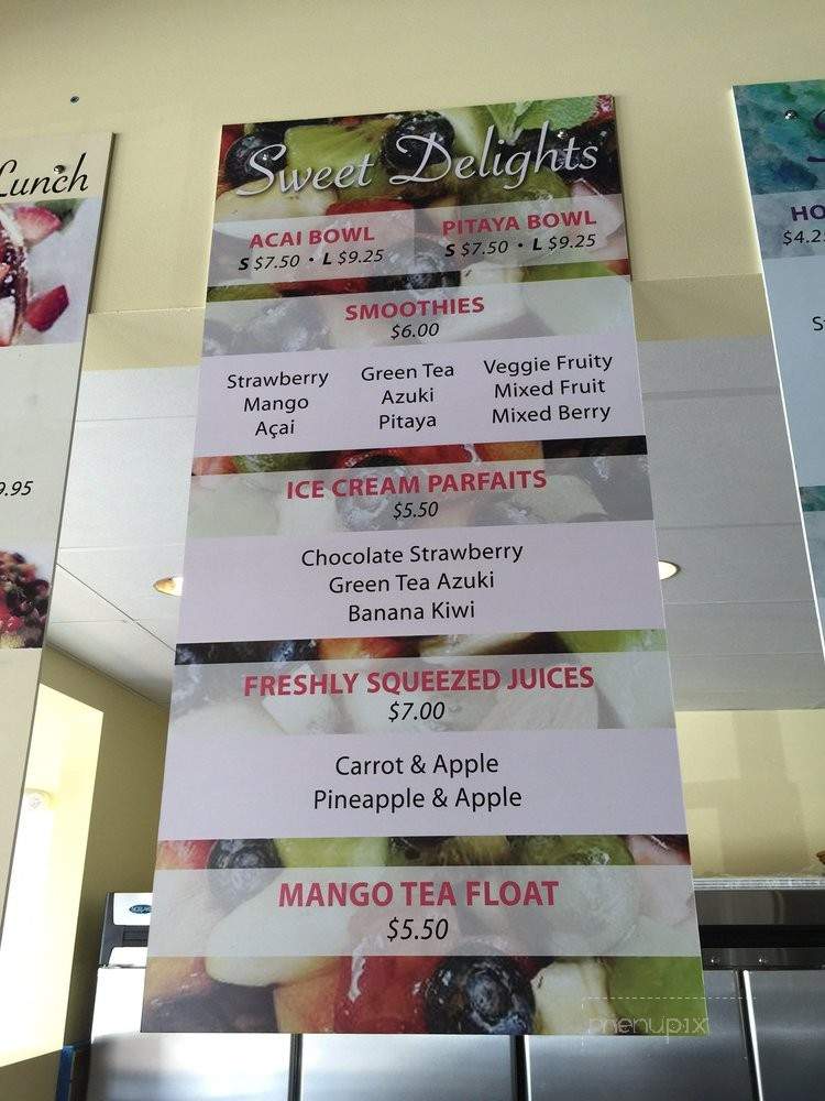 Cafe Plumeria - Honolulu, HI menu_pic
