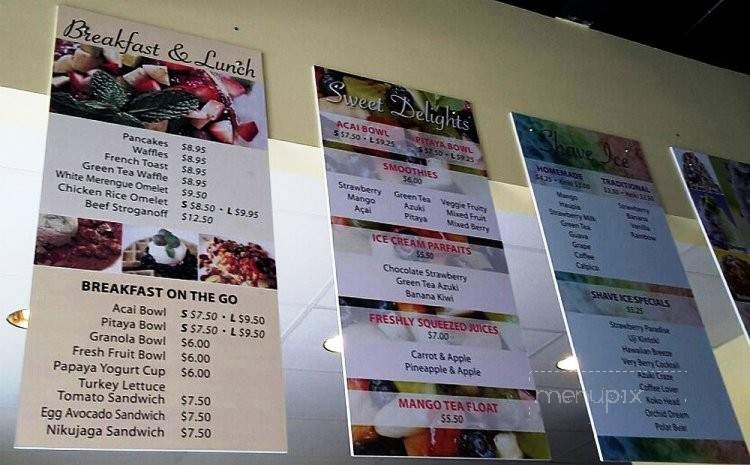 Cafe Plumeria - Honolulu, HI menu_pic