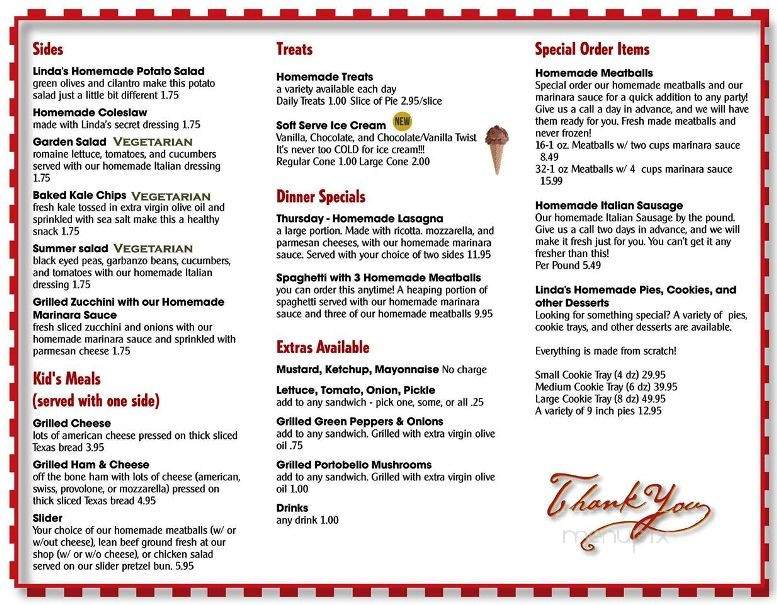 C & W Meats And Treats - Bellville, OH menu_pic