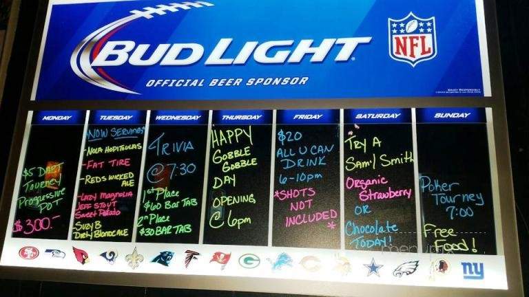 Cheers - Metairie, LA menu_pic