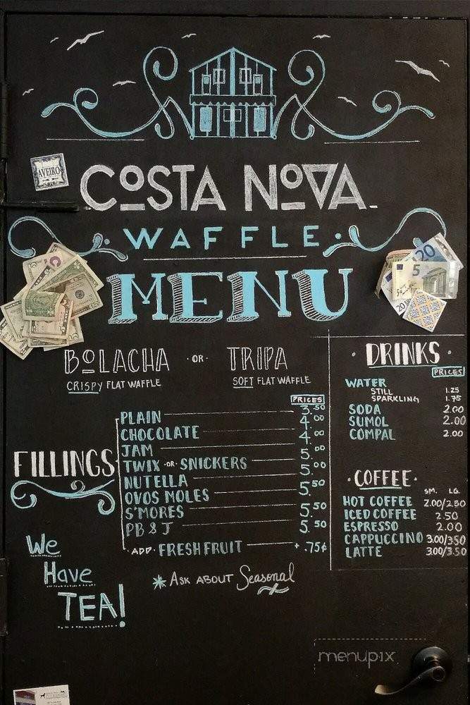 Costa Nova Waffle - Mineola, NY menu_pic