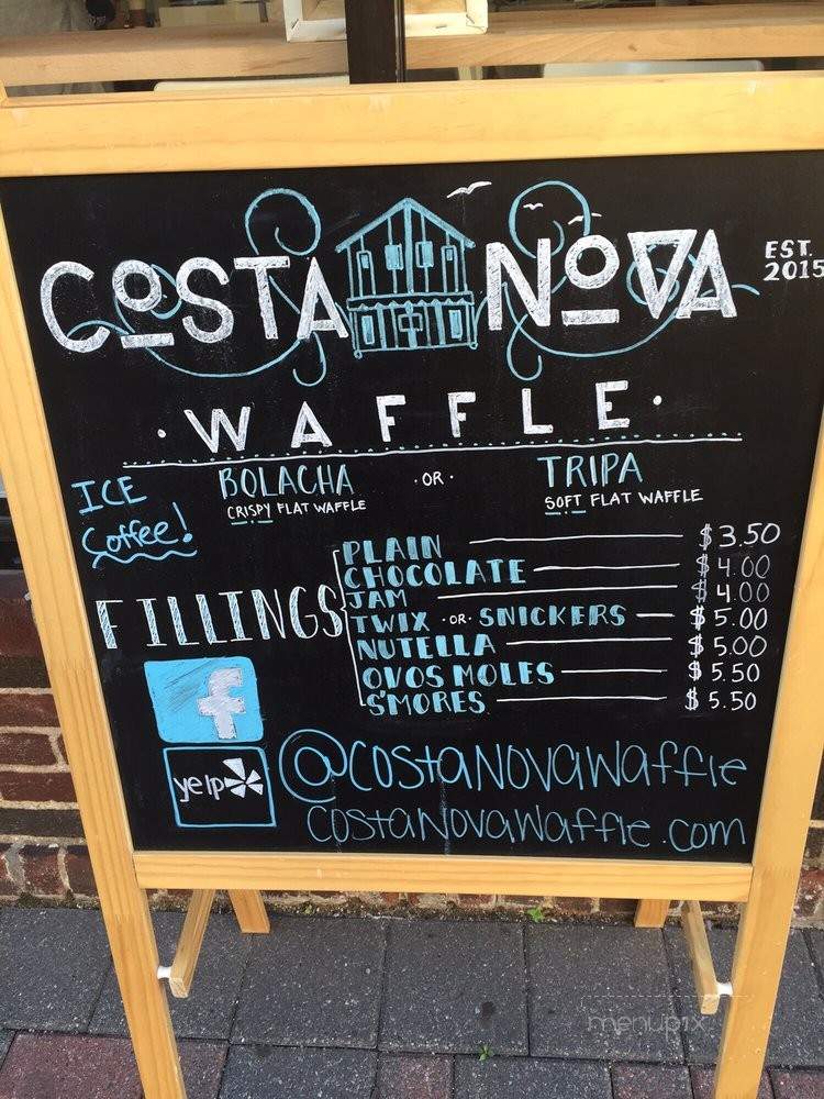 Costa Nova Waffle - Mineola, NY menu_pic