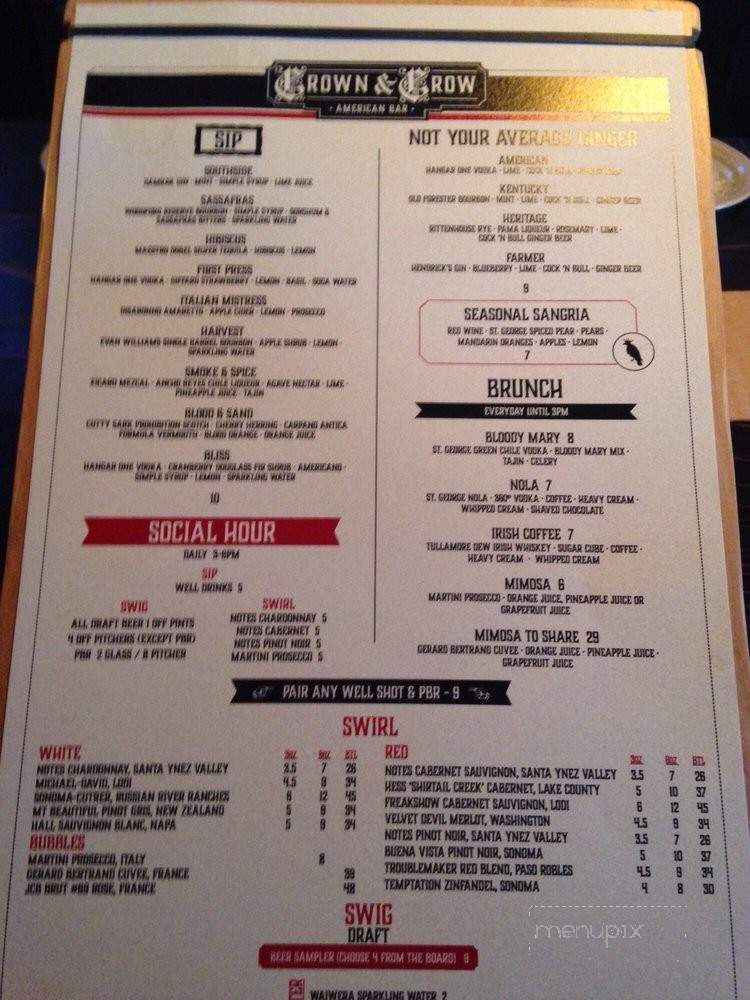 /26621503/Crown-and-Crow-Menu-Brentwood-CA - Brentwood, CA