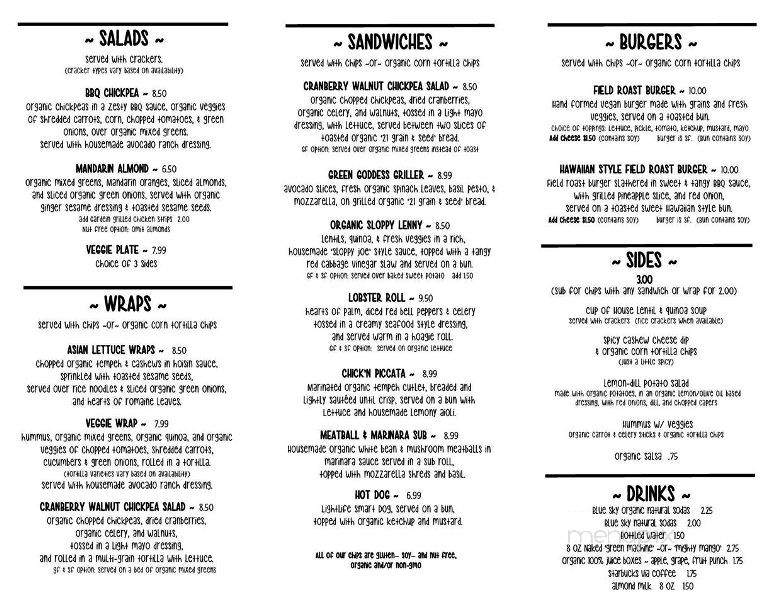 Don't Have a Cow - Clarksville, TN menu_pic